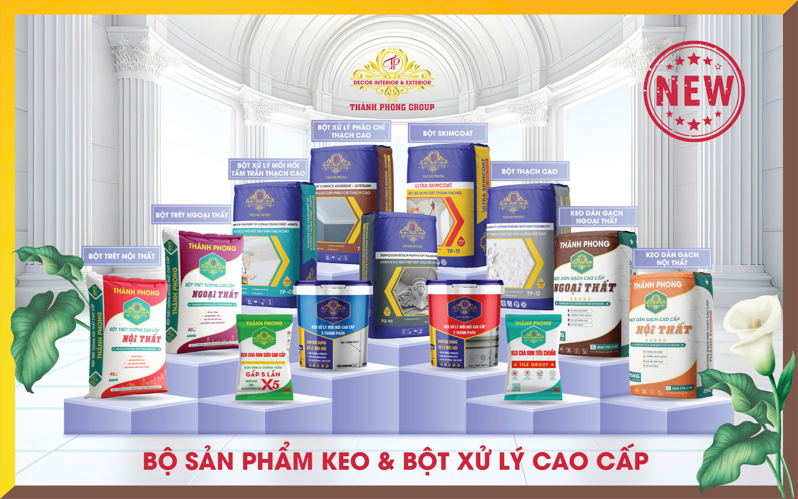 keo & bột xử lý cao cấp