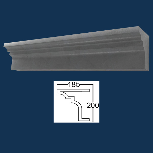 phào chỉ xi măng mặt tiền