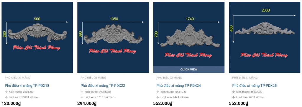 Báo Giá Phù Điêu Xi Măng Đúc Sẵn Mới Nhất 2 Báo Giá Phù Điêu Xi Măng Đúc Sẵn Mới Nhất – Giải Pháp Trang Trí Bền Đẹp Với Phù Điêu Xi Măng GFRC Thành Phong 1