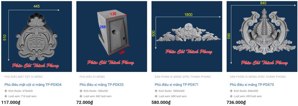 Báo Giá Phù Điêu Xi Măng Đúc Sẵn Mới Nhất 3 Báo Giá Phù Điêu Xi Măng Đúc Sẵn Mới Nhất – Giải Pháp Trang Trí Bền Đẹp Với Phù Điêu Xi Măng GFRC Thành Phong 2