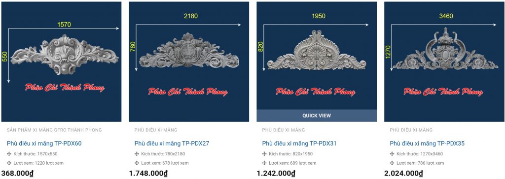 Báo Giá Phù Điêu Xi Măng Đúc Sẵn Mới Nhất 4 Báo Giá Phù Điêu Xi Măng Đúc Sẵn Mới Nhất – Giải Pháp Trang Trí Bền Đẹp Với Phù Điêu Xi Măng GFRC Thành Phong 3