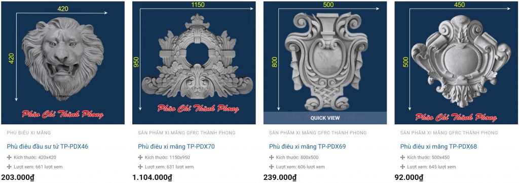 Báo Giá Phù Điêu Xi Măng Đúc Sẵn Mới Nhất 6 Báo Giá Phù Điêu Xi Măng Đúc Sẵn Mới Nhất – Giải Pháp Trang Trí Bền Đẹp Với Phù Điêu Xi Măng GFRC Thành Phong 5