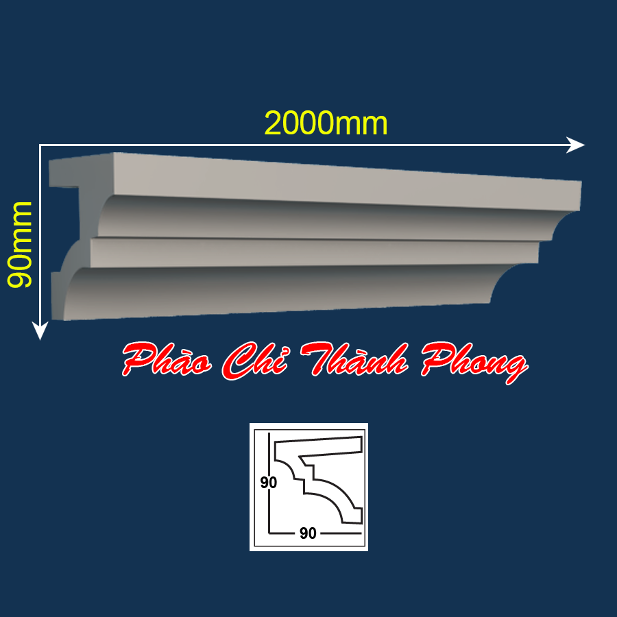 phào chỉ xi măng tân cổ điển