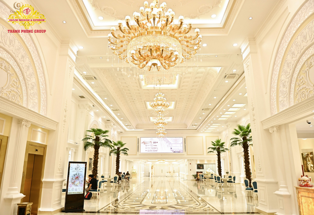 Cung Cấp Thạch Cao Trang Trí Gold Palace - Điểm Nhấn Không Gian Hội Nghị, Tiệc Cưới 2 Cung cấp thạch cao trang trí